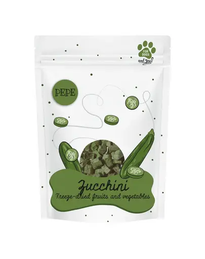 PAKA ZWIERZAKA PEPE Freeze-dried dovlecel uscat pentru caini 20 g