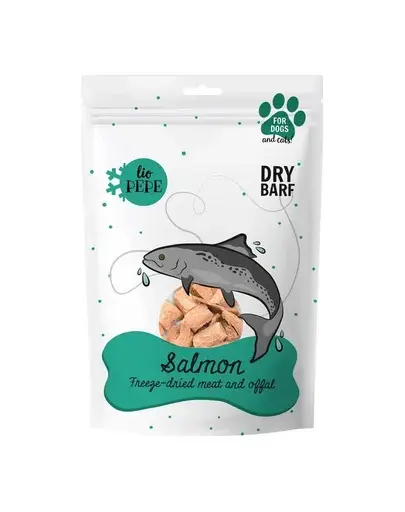 PAKA ZWIERZAKA PEPE Freeze-dried file de somon liofilizat pentru caini si pisici 60g