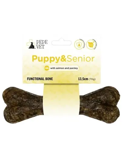 PAKA ZWIERZAKA PEPE Vet os pentru căței și câini seniori 13,5 cm (70g)