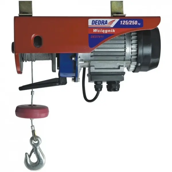Palan electric cu cablu 550 W, 125/250kg, DED7911 - Dedra