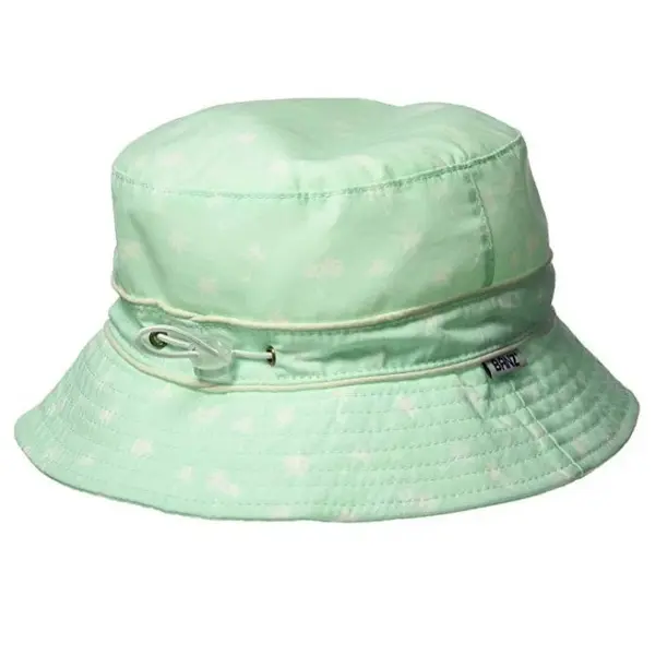 Palarie Copii Bucket, Protectie Solara UPF50+, Mint Palm Tree, 4 - 6 ani