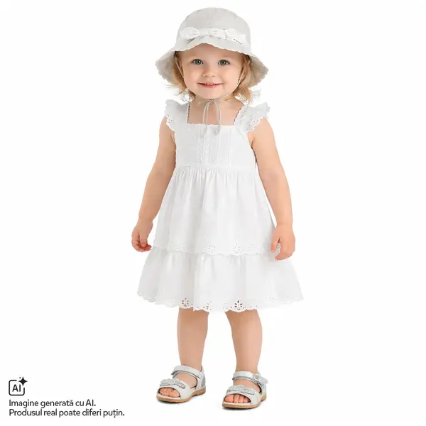 Palarie copii Chicco, Bej cu model, 01696-70MFCO