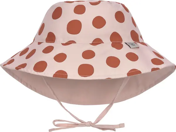 Pălărie cu două fețe Lassig - Dots Powder, 19-36 luni, roz