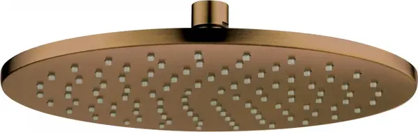 Palarie de dus rotunda, bronz periat, 250 mm, Deante Cascada