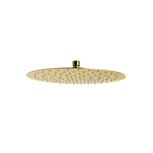 Palarie dus rotunda FDesign Inula, 300 mm, auriu lucios