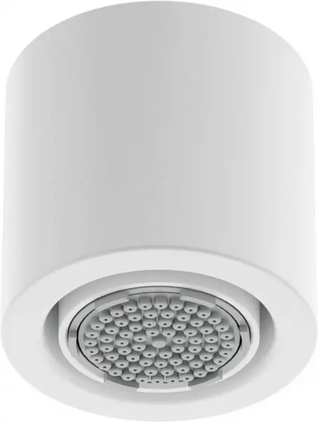 Palarie dus rotunda, fixa, O 42 mm, alb, Deante Silia