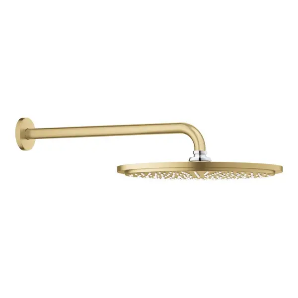Palarie si brat de dus Grohe Rainshower Cosmopolitan 310 auriu periat Cool Sunrise