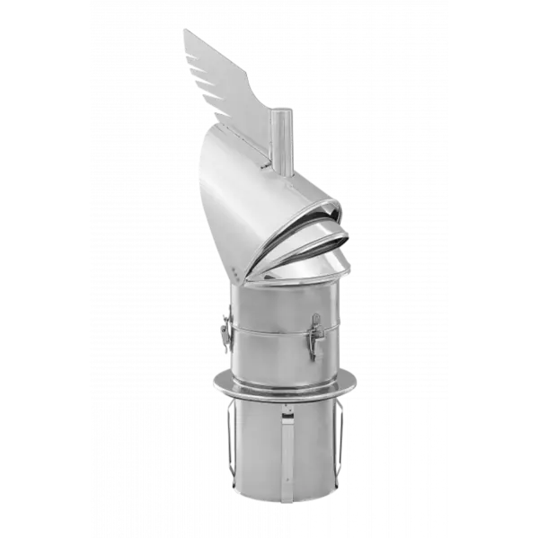 Palarie speciala antivant inox diametru fi 200 cos de fum