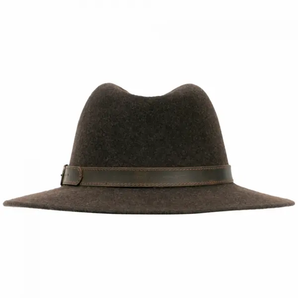 Palarie Travel Dark Brown Mottled Marime 57
