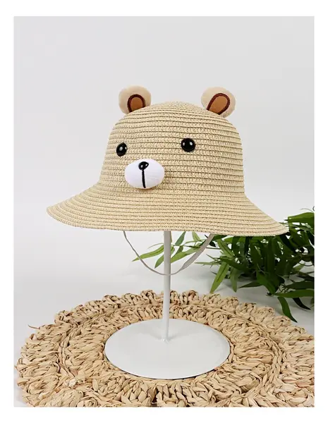Palarie Tuco Bear, model crem