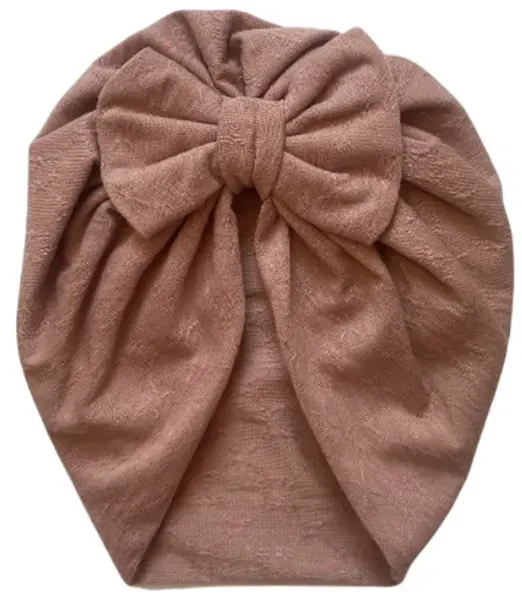 Pălărie turban pentru copii Kayra Baby - Rose ash