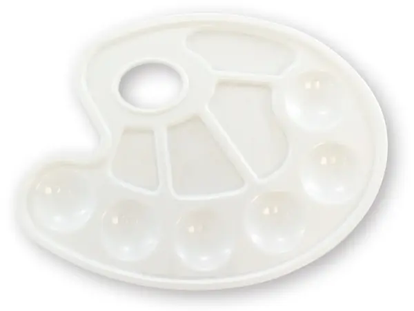 Paleta amestec culori Spree - Alba, 22.5 cm