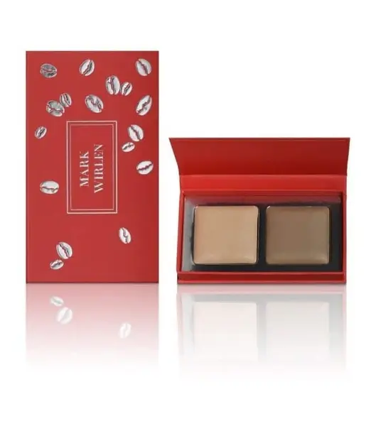 Paletă bronzer și iluminator Mark Wirlen Love Coffee Time Red