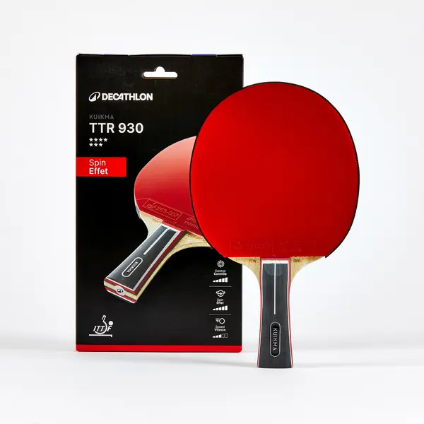 PALETĂ DE TENIS DE MASĂ TTR 930 spin H-carbon 7* ITTF club