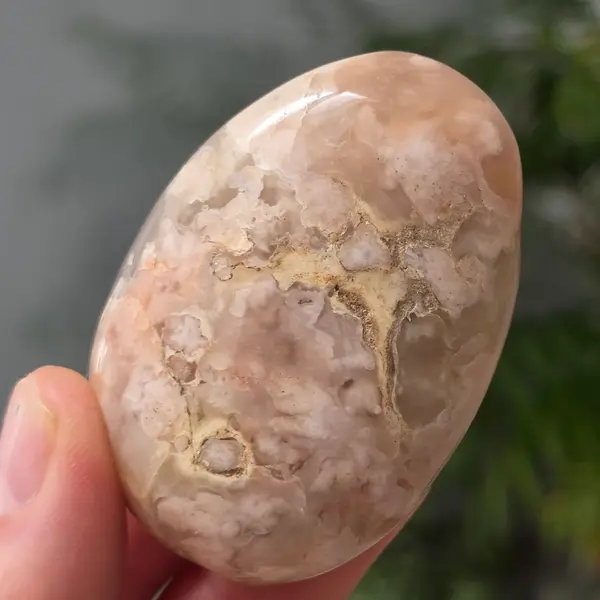 Palmstone agat coral floare rosu m32
