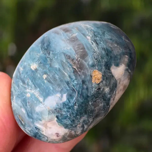 Palmstone apatit dark blue Madagascar | Model 5