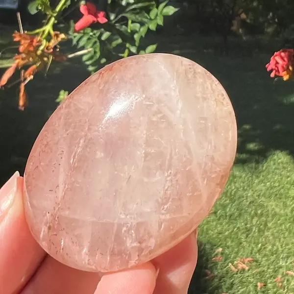 Palmstone cuart rosu hematoid Madagascar m7, cuart de foc