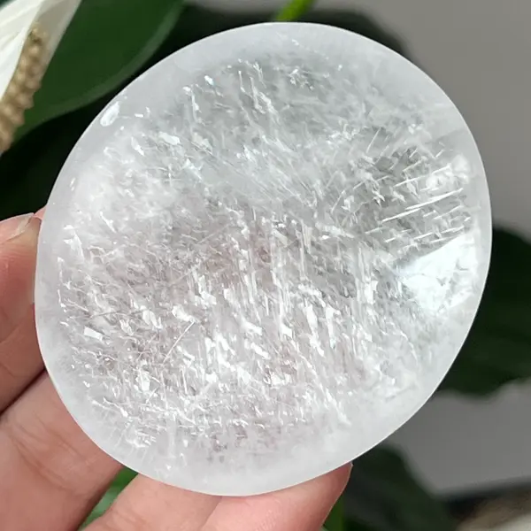 Palmstone din sticla selenit