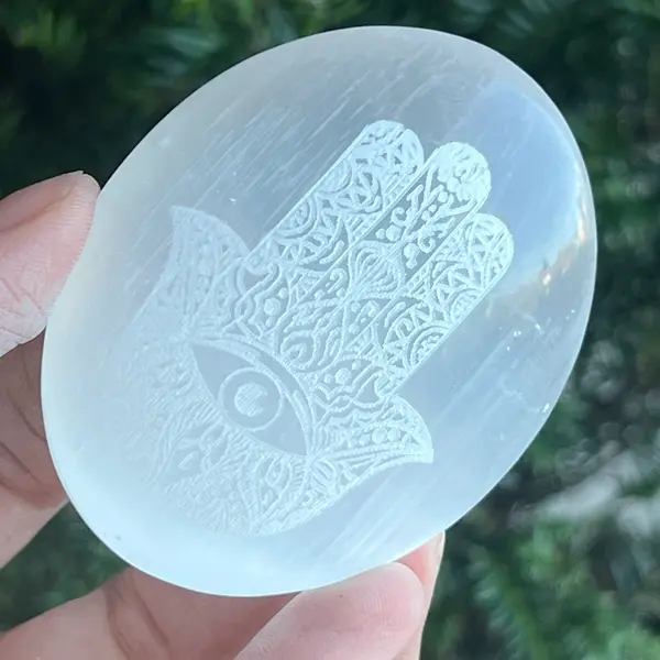 Palmstone selenit | Mâna lui Fatima