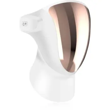 PALSAR7 Professional LED Mask White Gold mască de înfrumusețare cu LED pentru față și gât