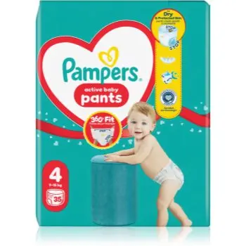 Pampers Active Baby Pants Size 4 scutece de unică folosință tip chiloțel