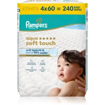 Pampers Aqua Soft Touch Servetele umede pentru copii