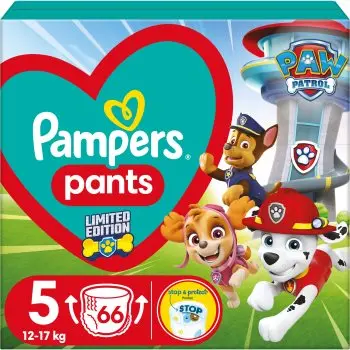 Pampers Pants Paw Patrol Size 5 scutece de unică folosință tip chiloțel