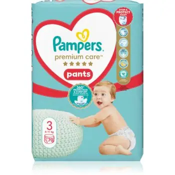 Pampers Premium Care Pants Size 3 scutece de unică folosință tip chiloțel