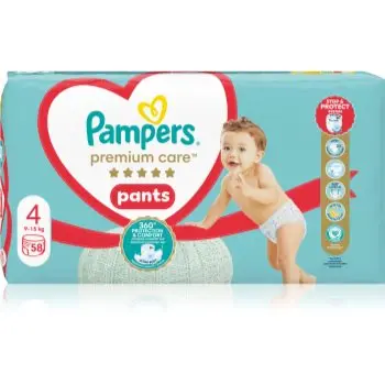 Pampers Premium Care Pants Size 4 scutece de unică folosință tip chiloțel