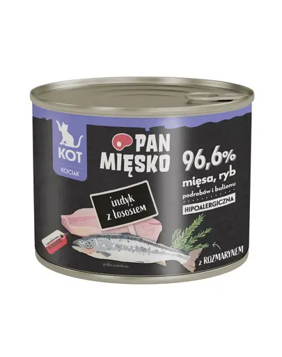 Pan Mięsko Hrană umedă pentru pisoi cu curcan și somon 200 g