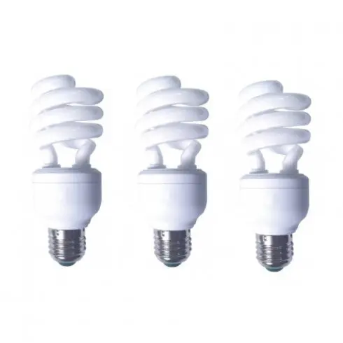 Panasonic Bec economic Panasonic EFD19E27HD3E-3, soclu E27, putere 19W, forma spirala, lumina alb calda, alimentare 220 – 240 V, pachet 3 becuri