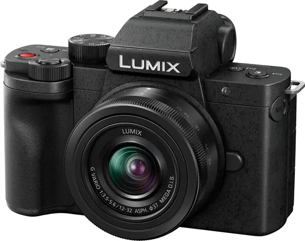 Panasonic Lumix G100D Aparat Foto Mirrorless, Kit Obiectiv 12-32 mm, Senzor 20.3 MP, Video 4K, OZO Audio, Hybrid I.S.