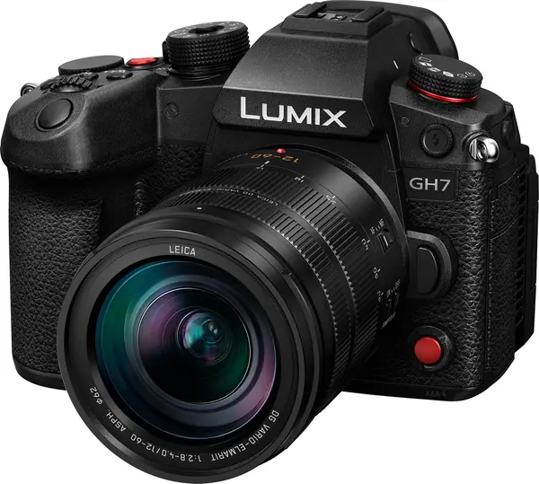 Panasonic Lumix GH7 Aparat Foto Mirrorless, Kit Obiectiv Leica 12-60 mm , Senzor BSI 25.2 MP, Video 5.7K ProRes RAW, PDAF