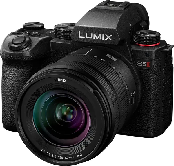 Panasonic Lumix S5 II S5M2 Aparat Foto Mirrorless, Kit Obiectiv 20-60 mm, Full Frame, 24.2 MP, Video 6K, Phase Hybrid AF