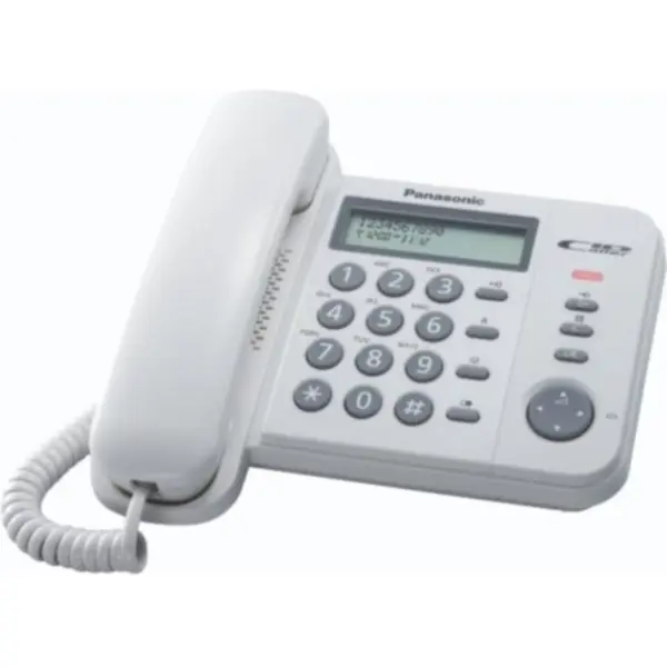 Panasonic Telefon analogic Panasonic KX-TS560FXW, Alb