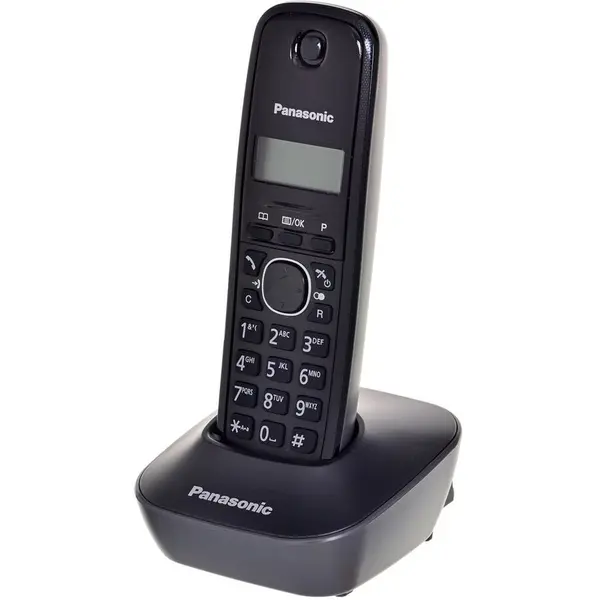 Panasonic Telefon Fix Panasonic KX-TG1611 Dect, Negru
