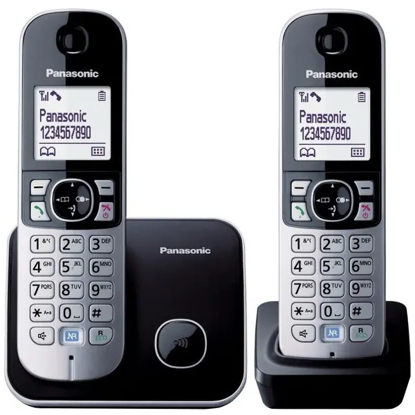 Panasonic Telefon Fix Panasonic KX-TG6812, Dect, Negru
