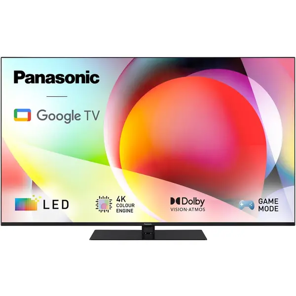 Panasonic Televizor Panasonic LED TN-65W70AEZ, 164cm, Smart Google TV, 4K Ultra HD, Clasa E (Model 2024), Negru