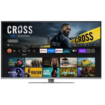 Panasonic Televizor Panasonic, TV-65W93BE6, Smart, 165 cm, QLED, 4K HDR, Negru-Argintiu