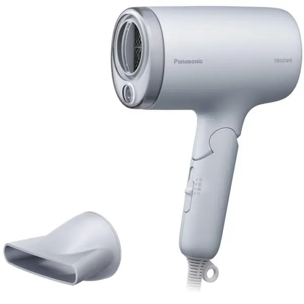 Panasonic Uscator de par Panasonic EH-NA7M-H825, cu tehnologie nanoe (1600W, 3 temperaturi, duza pentru uscare rapida), Gri