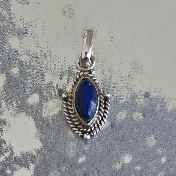 Pandantiv argint lapis lazuli | Blue 8