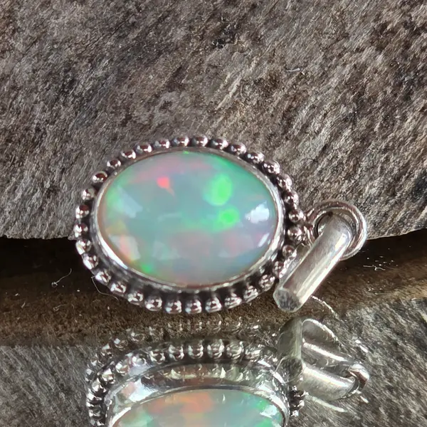 Pandantiv argint opal etiopian | Model 1