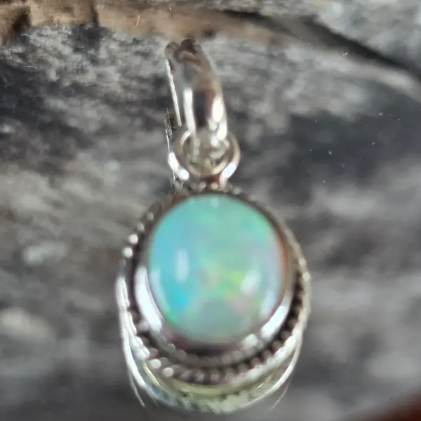 Pandantiv argint opal etiopian | Model 9