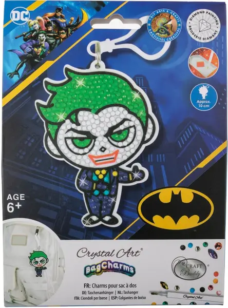 Pandantiv de geantă cu diamant Craft Buddy - Joker