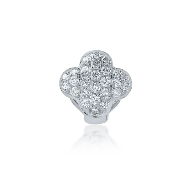 Pandantiv din aur alb cu diamante de 0.17ct