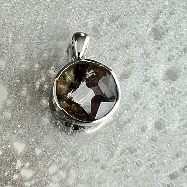 Pandantiv meteorit Pallasite | Model 1