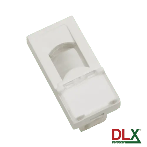 Panel cu o fereastră Keystone Jack 45×22,5 mm, PVC, 1 modul, DLX Electric