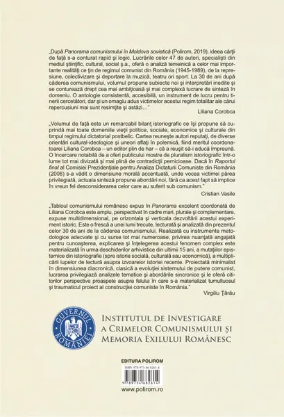 Panorama comunismului in Romania | Liliana Corobca