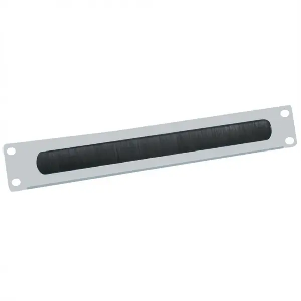 Panou cabluri cu perii ghidaj 19" 2U RAL7035 Gri deschis, Value 26.99.0314