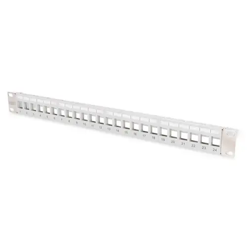 Panou de corectie, Digitus, 24 porturi, Gri